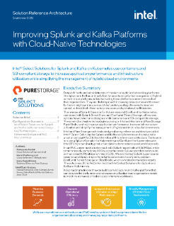 Solutions Intel® Select pour Splunk et Kafka sur Kubernetes