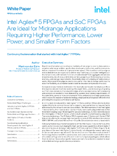 Livre blanc sur les FPGA et FPGA SoC Intel® Agilex™ 5