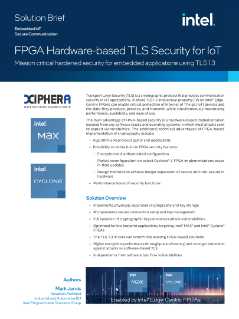 FPGA Hardware-Based TLS Security for IoT