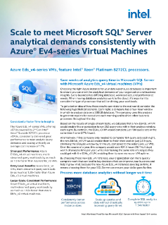 Scale to Meet Microsoft SQL Demand with Azure