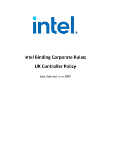 Charte de confidentialité d'Intel Corporate : politique de contrôles britannique