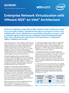 Network Virtualization: VMware NSX* with Intel® Technology