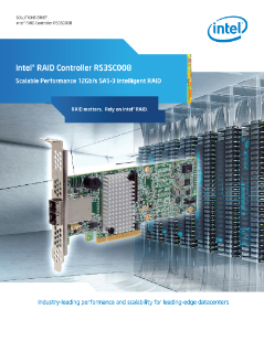 Scalable Performance: Intel® RAID Controller RS3SC008